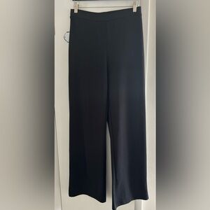 Black Wide Leg Women's Pants Trousers stretch large